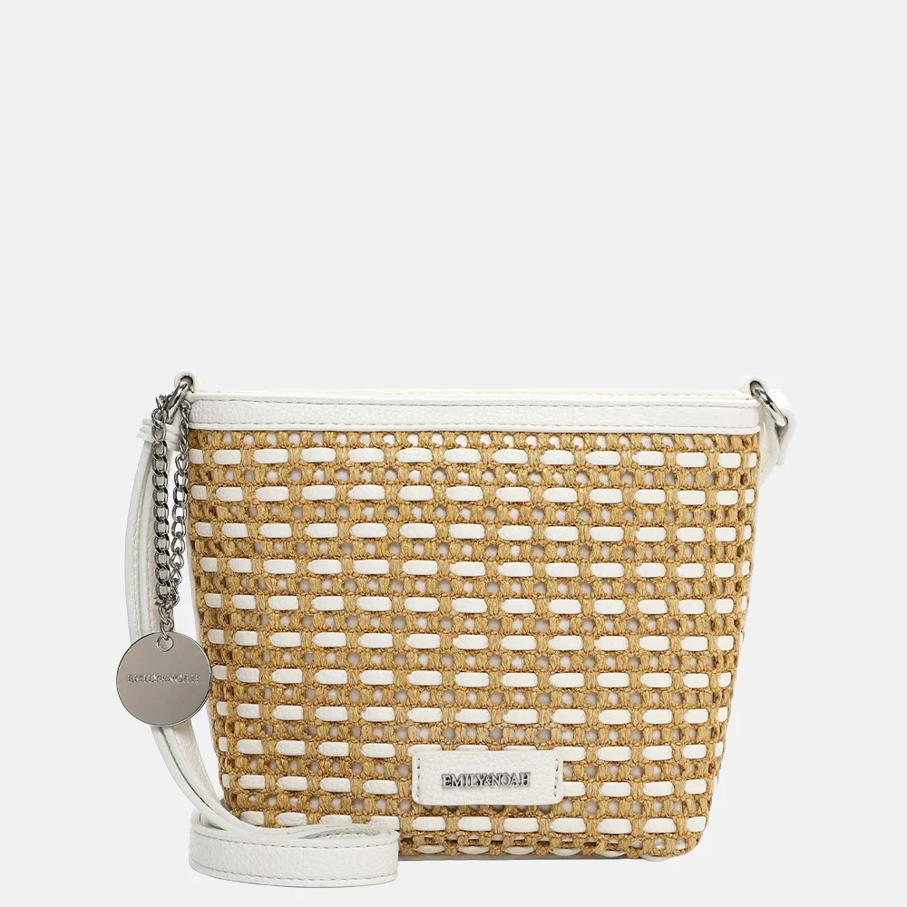 EMILY & NOAH Jella crossbody tas white